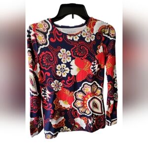 Talbots women's paisley floral top.